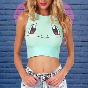 Pokemon T-shirt Crop Top